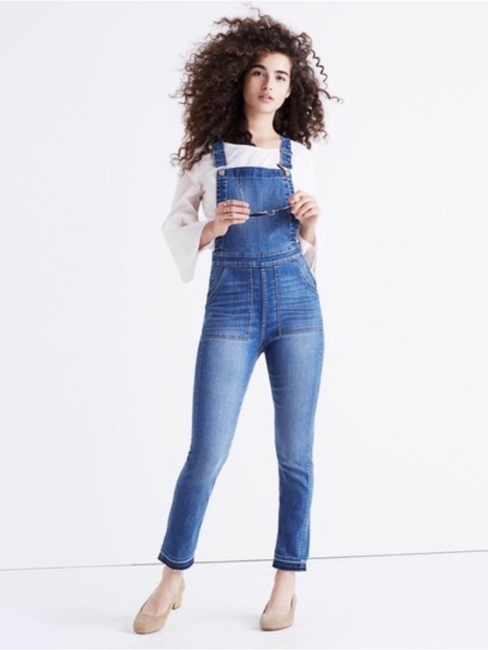 Madewell Skinny Overalls Drop Hem Edition size XL